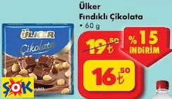 ÜLKER FINDIKLI ÇİKOLATA